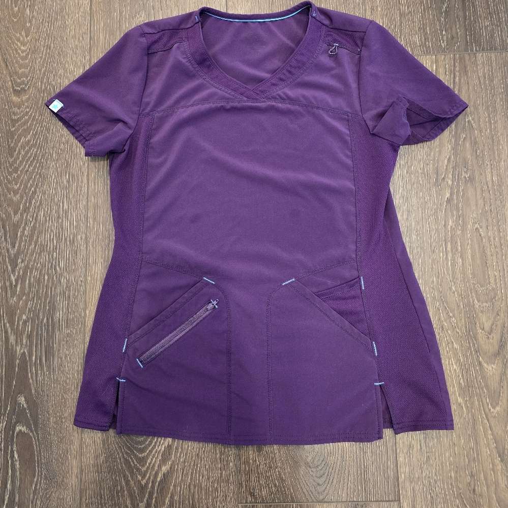 Purple Scrub Set - Picture 2 of 8